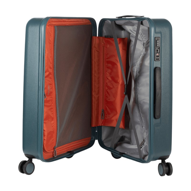 Tucano Travel Trolley Ted Rigid M (62L), Blue