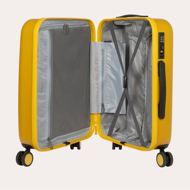 Tucano Travel Trolley Ted Rigid S (40L), Yellow