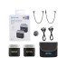 Boya Wireless Microphone 2.4GHz Dual-Channel System (BY-M1V1) 3.5mm Jack, Black 