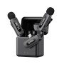 Boya Ultracompact 2.4GHz Dual-Channel Wireless Microphone System (BY-V30), Type-C Jack, Black
