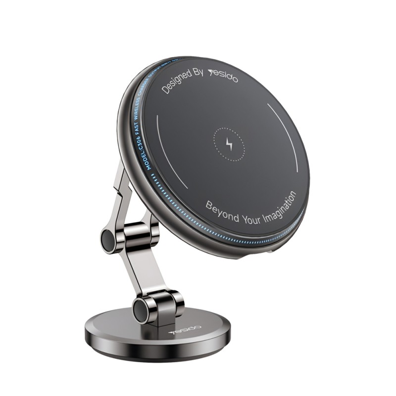 Yesido Car Holder Wireless 15W C306, Black