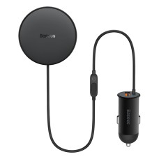 Baseus Wireless Car Mount 40W QI 15W, USB-A 25W Claw Edition Cluster, Black