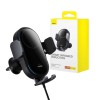 Baseus Wireless Car Holder Charger Chaser Series Gravity, Black