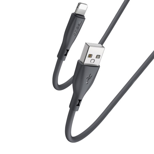 Yesido Cable Liquid Silicone Series USB-A to Type-C 18W 2A 1m, Black