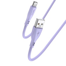 Yesido Cable Liquid Silicone Series USB-A to Type-C 18W 2A 1m, Purple