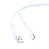 Yesido Cable Liquid Silicone Series USB-A to Lightning 18W 1m, White