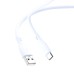 Yesido Cable Liquid Silicone Series USB-A to Lightning 18W 1m, White