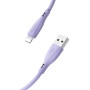 Yesido Cable Liquid Silicone Series USB-A to Lightning 18W 1m, Purple