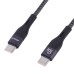 Yesido Cable Aluminum Series Type-C to Type-C 3A 60W 1.2m, Black