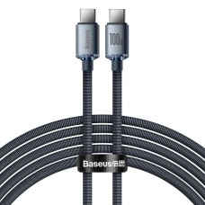 Baseus Cable Type-C to Type-C 100W 2m Crystal Shine Series, Black