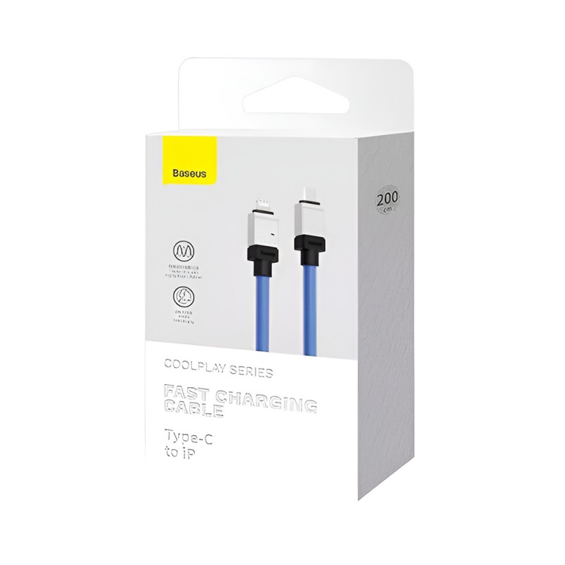 Baseus Cable CoolPlay Series Type-C to Lightning 3A 20W 2m, Blue