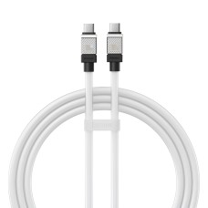 Baseus Cable CoolPlay Series Type-C to Type-C 5A 100W 1m, White (Damaged Boxes)