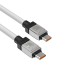 Baseus Cable CoolPlay Series Type-C to Type-C 5A 100W 1m, White (Damaged Boxes)