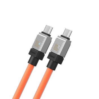 Baseus Cable CoolPlay Series Type-C to Type-C 5A 100W 1m, Orange