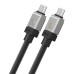 Baseus Cable CoolPlay Series Type-C to Type-C 5A 100W 2m, Black