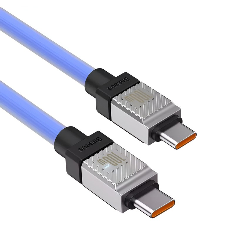 Baseus Cable CoolPlay Series Type-C to Type-C 5A 100W 2m, Blue