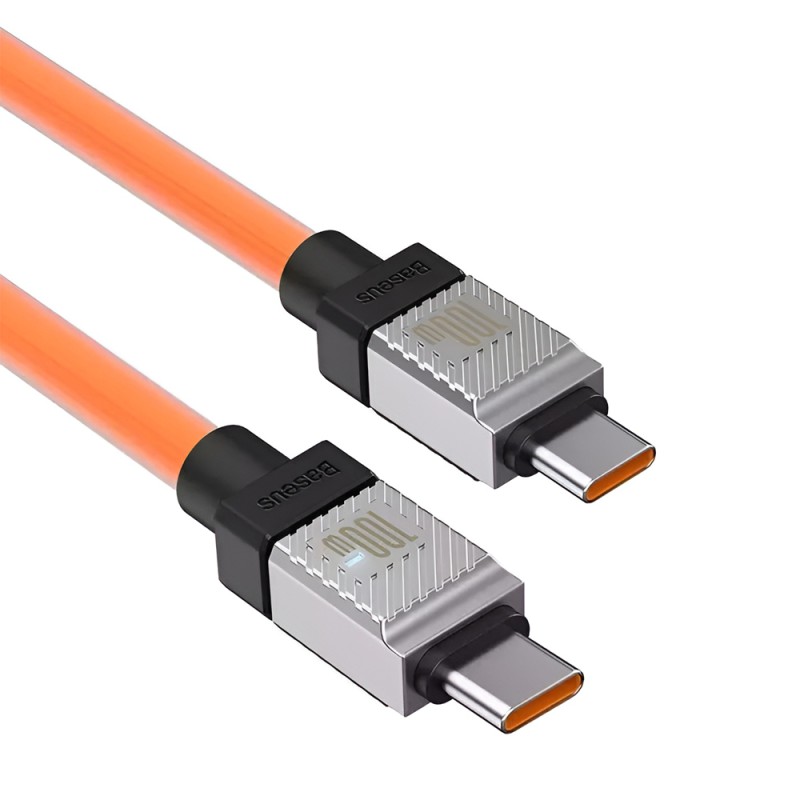 Baseus Cable CoolPlay Series Type-C to Type-C 5A 100W 2m, Orange