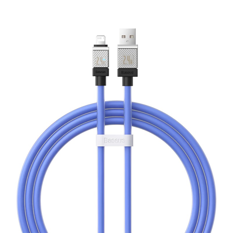 Baseus Cable CoolPlay Series USB-A to Lightning 2.4A 12W 1m, Blue
