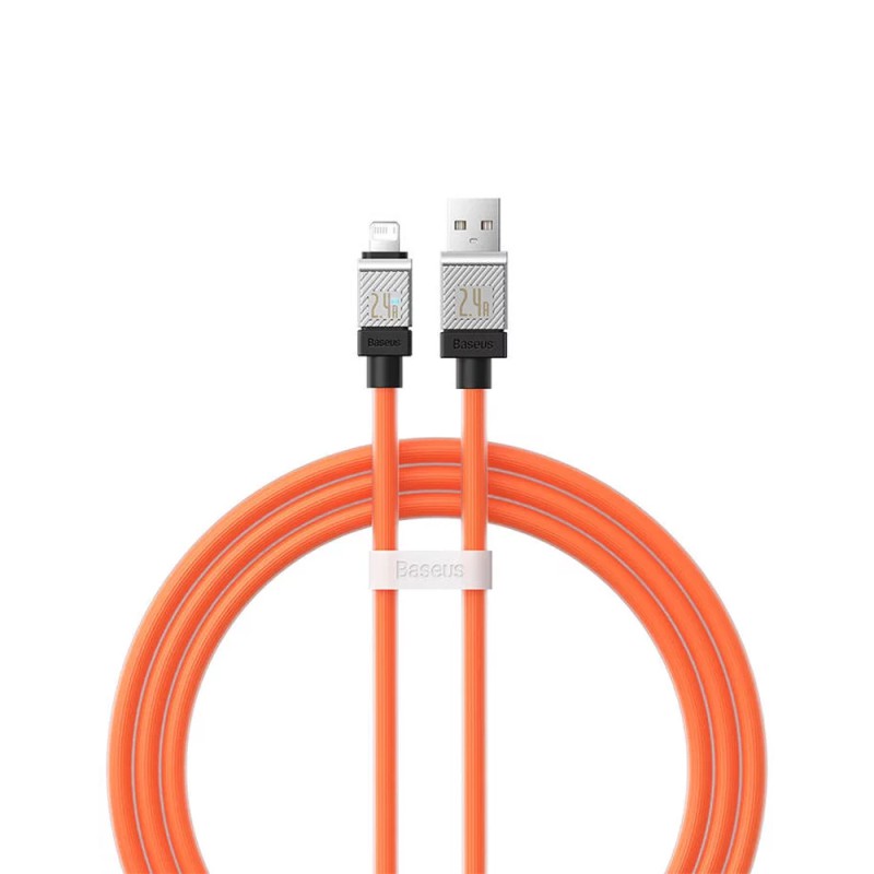 Baseus Cable CoolPlay Series USB-A to Lightning 2.4A 12W 1m, Orange (Damaged Boxes)