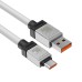 Baseus Cable CoolPlay Series USB-A to Type-C 5A 100W 1m, White