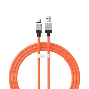 Baseus Cable CoolPlay Series USB-A to Type-C 5A 100W 1m, Orange