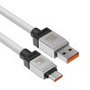 Baseus Cable CoolPlay Series USB-A to Type-C 5A 100W 2m, White