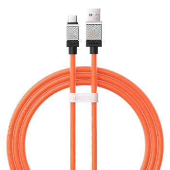 Baseus Cable CoolPlay Series USB-A to Type-C 2.4A 12W 2m, Orange