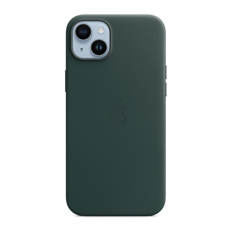 Case Original Leather with MagSafe for iPhone 15 Plus/14 Plus, Forest Green