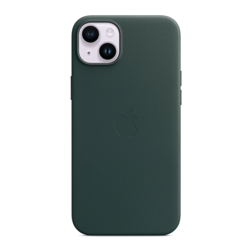 Case Original Leather with MagSafe for iPhone 15 Plus/14 Plus, Forest Green