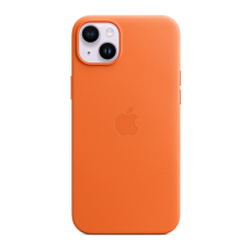 Case Original Leather with MagSafe for iPhone 15 Plus/14 Plus, Orange