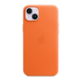 Case Original Leather with MagSafe for iPhone 15 Plus/14 Plus, Orange