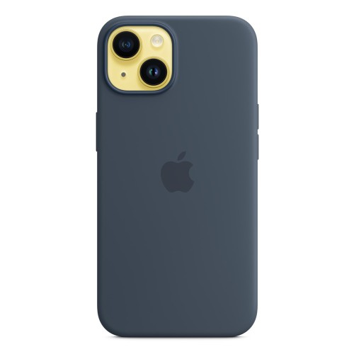 Case Original Silicone with MagSafe for iPhone 14, Storm Blue