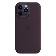 Case Original Silicone with MagSafe for iPhone 14 Pro Max, Elderberry