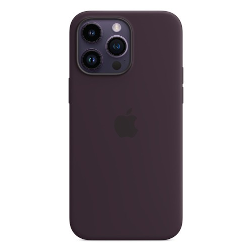 Case Original Silicone with MagSafe for iPhone 14 Pro Max, Elderberry