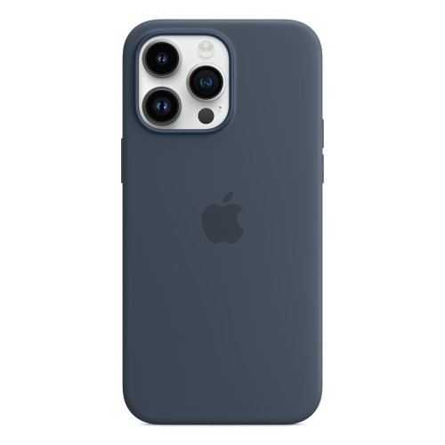 Case Original Silicone with MagSafe for iPhone 14 Pro Max, Storm Blue  