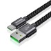 Baseus Cable USB to Type-C Double Fast Charging 5A 1m, Black