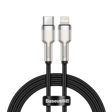 Baseus Cable Type-C to Lightning Metal Cafule Series PD 20W 1m, Black