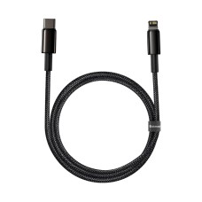 Baseus Cable Type-C to Lightning Tungsten Gold Fast Charging PD 20W 1m, Black