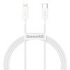 Baseus Cable Type-C to Lightning Superior Series Fast Charging PD 20W 1.5m, White