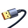 Baseus Cable Explorer Smart Temperature USB-A to Type-C 5A 100W 2m,  Blue