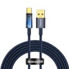 Baseus Cable Explorer Smart Temperature USB-A to Type-C 5A 100W 2m,  Blue