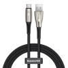 Baseus Cable USB to Type-C Water Drop-Shaped 6A 66W 1m, Black