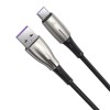 Baseus Cable USB to Type-C Water Drop-Shaped 6A 66W 1m, Black