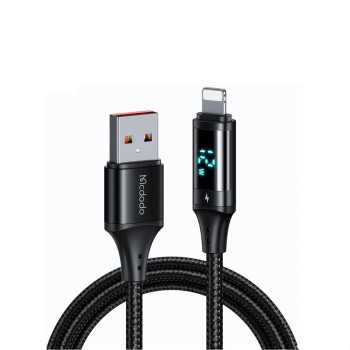 Mcdodo Cable USB to Lightning Digital HD 1.2m, Black
