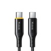 Mcdodo Cable Nest Series Auto Power Off Type-C to Type-C 5A 100W 1.2m, Black Mcdodo Cable Nest Series Auto Power Off Type-C to Type-C 5A 100W 1.2m, Black