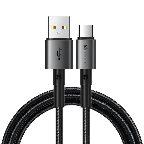 Mcdodo Cable Prism Series USB-A to Type-C 6A 100W 1.2m, Black