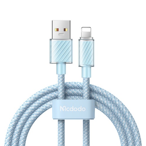Mcdodo Cable Dichromatic Series USB-A to Lightning 3A 1.2m, Blue