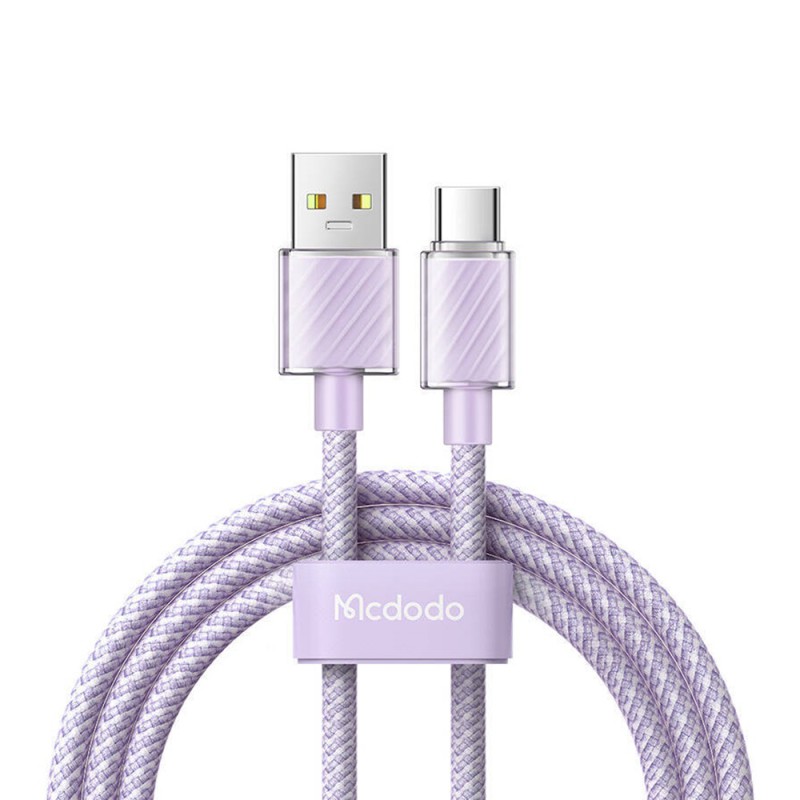 Mcdodo Cable Dichromatic Series Type-C to Type-C 5A 100W 1.2m, Purple