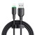 Mcdodo Cable Alpha Series USB-A to Lightning with LED 2A 1.2m, Black