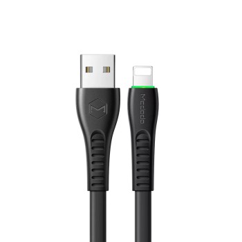 Mcdodo Cable USB to Lightning Flyng Fish LED 1.2m, Black
